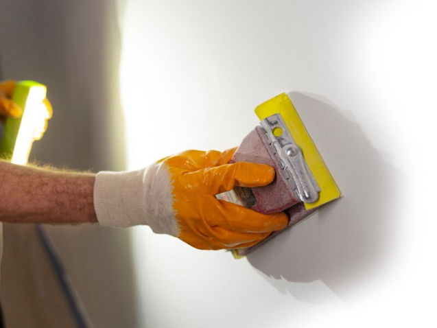 Professional wall plastering services by Bhagyashree Enterprises in Koppa